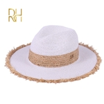 Casquette-de-Cowboy-d-t-pour-femmes-chapeau-de-soleil-mode-lettre-M-Jazz-paille-pour