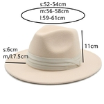 Chapeaux-femmes-classique-Panama-hommes-large-bord-feutr-chapeau-glise-mariage-feutr-bande-noir-Fedora-femmes