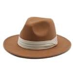 Chapeaux-femmes-classique-Panama-hommes-large-bord-feutr-chapeau-glise-mariage-feutr-bande-noir-Fedora-femmes