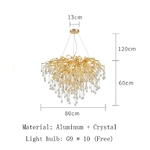 Kobuc-lustre-de-luxe-en-cristal-K9-dor-brillant-60-80cm-luminaire-d-coratif-de-plafond