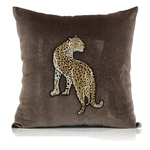 Taie-d-oreiller-de-luxe-marron-bleu-noir-motif-l-opard-housse-de-coussin-lombaire-pour