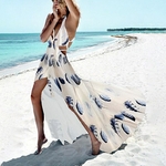 Oshoplive-robe-longue-imprim-e-bandes-dos-nu-Maxi-Sexy-tenue-de-f-te-de-vacances