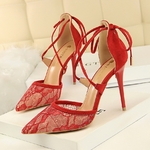 Sandales-Sexy-en-dentelle-florale-pour-femmes-chaussures-talons-hauts-en-maille-et-bouts-pointus-d