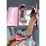 Sandales-en-Satin-talons-hauts-pour-femmes-chaussures-de-mariage-d-contract-es-une-bande-nouvelle