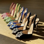 Sandales-talons-hauts-pour-femmes-nouveau-Style-de-chaussures-d-t-la-mode-en-Satin-noir
