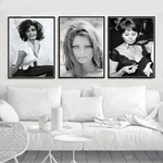 Sophia-loren-affiche-de-film-pour-femmes-et-filles-imprim-e-en-noir-et-blanc-peinture