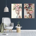 Toile-de-peinture-de-luxe-moderne-femme-belle-fleur-femme-nordique-affiches-murales-imprim-es-images