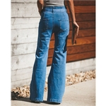 Jean-bleu-vas-taille-haute-pour-femmes-v-tements-Vintage-en-Denim-Slim-extensible-jambes-larges