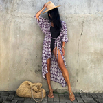 Robe-de-plage-style-Boho-par-o-imprim-feuilles-tunique-Cardigan-Sexy-v-tements-de-plage