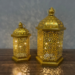 Lanterne-marocaine-r-tro-sculpt-e-sans-fil-style-Boho-lampe-de-bureau-Portable-avec-Cage