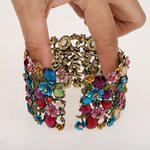 Yacq-Bracelet-large-extensible-fleurs-pour-femmes-manchette-d-t-mignonne-mode-de-mariage-bijoux-de