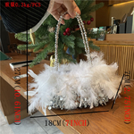Sac-main-paillettes-et-plumes-pour-femmes-pochette-de-luxe-Vintage-r-tro-perl-sacoche-paule