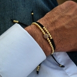 Bracelets-en-or-pour-Couple-ensemble-de-perles-pour-hommes-bijoux-Bileklik-r-glables-pour-femmes