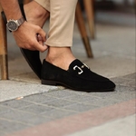 Hommes-Beige-Daim-Mocassins-Occasionnels-Chaussures-Noir-Respirant-Slip-On-Troupeau-Hommes-Chaussures-Habill-es-Zapatos