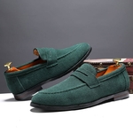 Mocassins-en-daim-Design-pour-hommes-chaussures-pompon-en-cuir-Simple-plat-respirant-solide-grande-taille