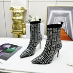 Bottines-chaussettes-en-tissu-lastique-pour-femmes-chaussures-de-f-te-et-de-mariage-avec-strass