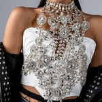 Collier-de-poitrine-en-Zircon-pour-femmes-cha-ne-de-poitrine-luxueuse-mod-le-de-tournage