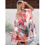 Cardigan-manches-Kimono-en-mousseline-de-soie-pour-femmes-imprim-floral-ample-noir-Cover-Up-pour