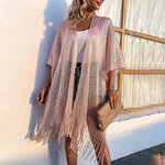 Cardigan-Kimono-en-maille-franges-tunique-tricot-e-brillante-ch-le-de-Protection-solaire-pour-femmes