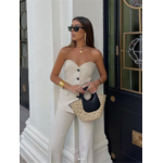 Gilet-et-pantalon-Slim-taille-haute-pour-femmes-Lingerie-l-gante-avec-boutons-rabat-nouvelle-collection