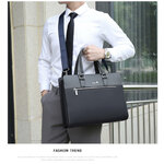 Sac-Main-en-Cuir-PU-pour-Homme-tui-Bombes-pour-Ordinateur-Portable-de-Styliste-Lanc-Business
