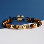 Bracelet-en-perles-d-oeil-de-tigre-bleu-pour-hommes-tissage-zones-me-boule-CZ-r