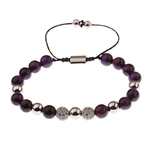 Bracelet-en-perles-d-oeil-de-tigre-bleu-pour-hommes-tissage-zones-me-boule-CZ-r