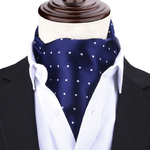 Craings-com-Ascot-Scrunch-pour-hommes-vintage-pois-mariage-formel-style-britannique-gentleman-polyester-luxe