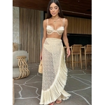 Maillot-de-bain-trois-pi-ces-sexy-couleur-unie-soutien-gorge-rembourr-pompon-taille-haute-maille
