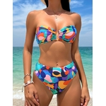 CPUTAN-Bikini-fleurs-3D-pour-femme-maillot-de-bain-3-pi-ces-sexy-taille-haute-jupe