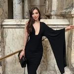 Robe-bandage-dos-nu-pour-femme-robe-de-hanche-col-en-V-volants-initi-s-batterie