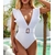 Maillot-de-bain-une-pi-ce-volants-col-en-v-la-mode-couleur-unie-Sexy-dos