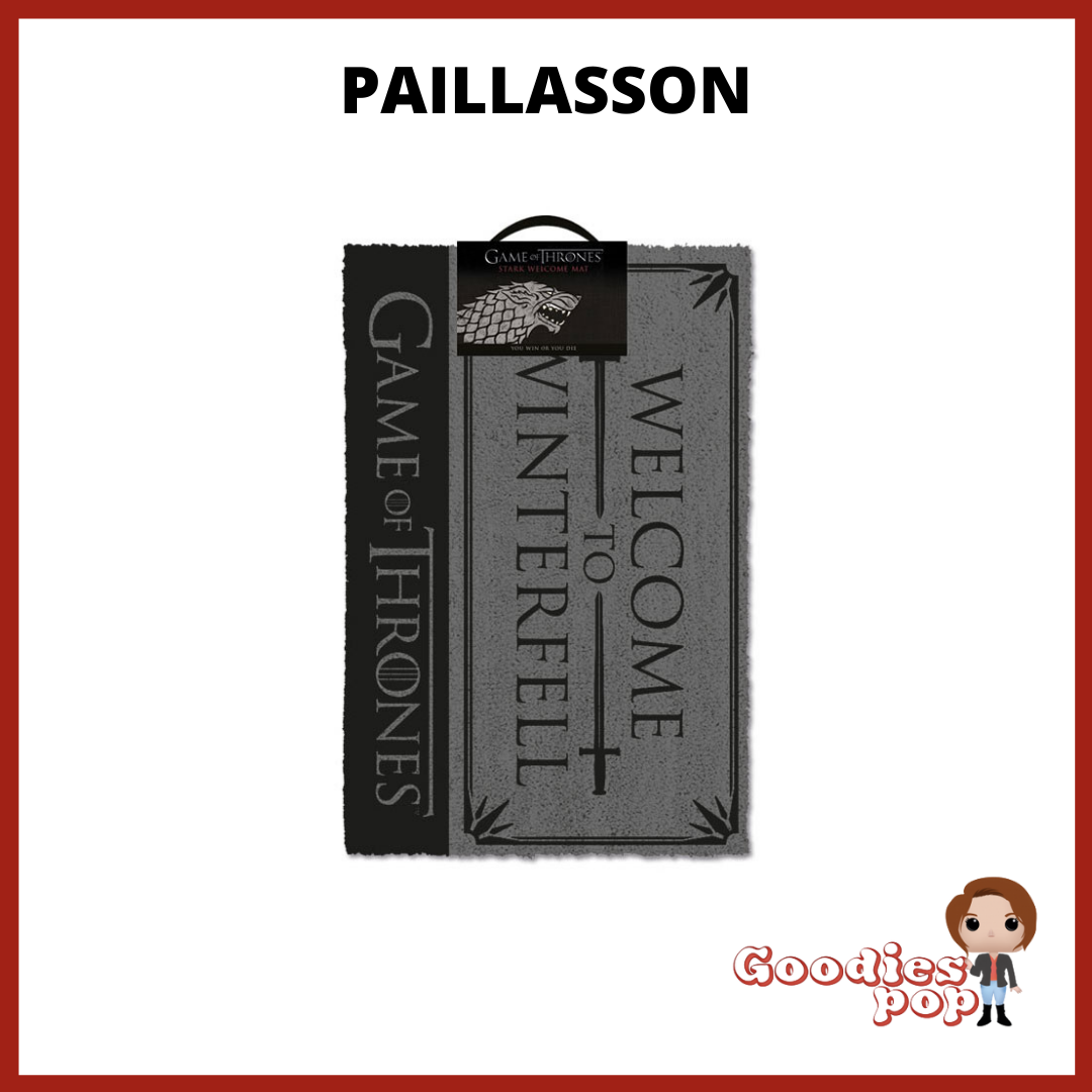 Game of Thrones - Paillasson Welcome to Winterfell - Déco ...