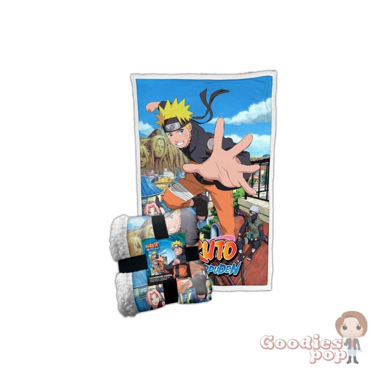 MODE EN WEB NARUTO SHIPPUDEN - Plaid Naruto et Sasuke 110x130 cm