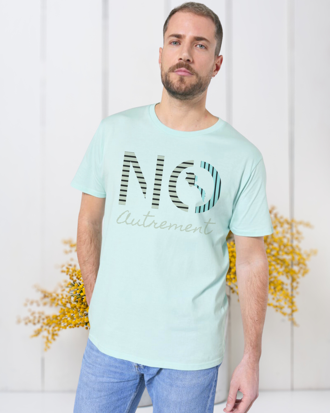 T-Shirt marin caraibes NO autrement signature 2