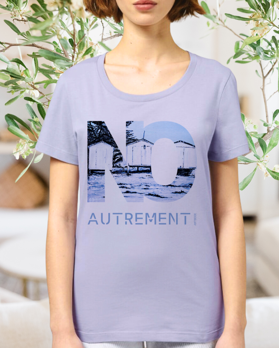 T-Shirt femme lavande | Édition Artistique | NO Autrement