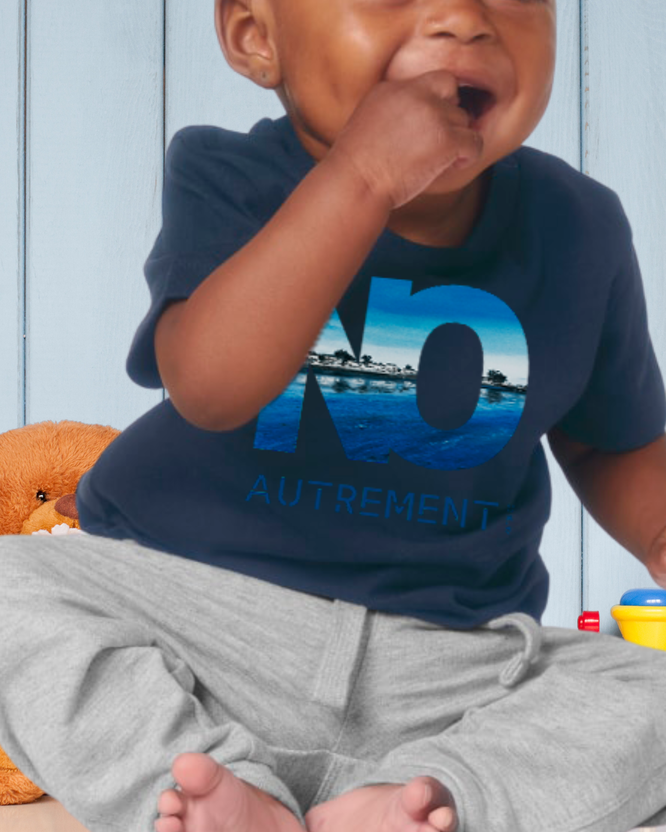 baby t-shirt le matinal porté