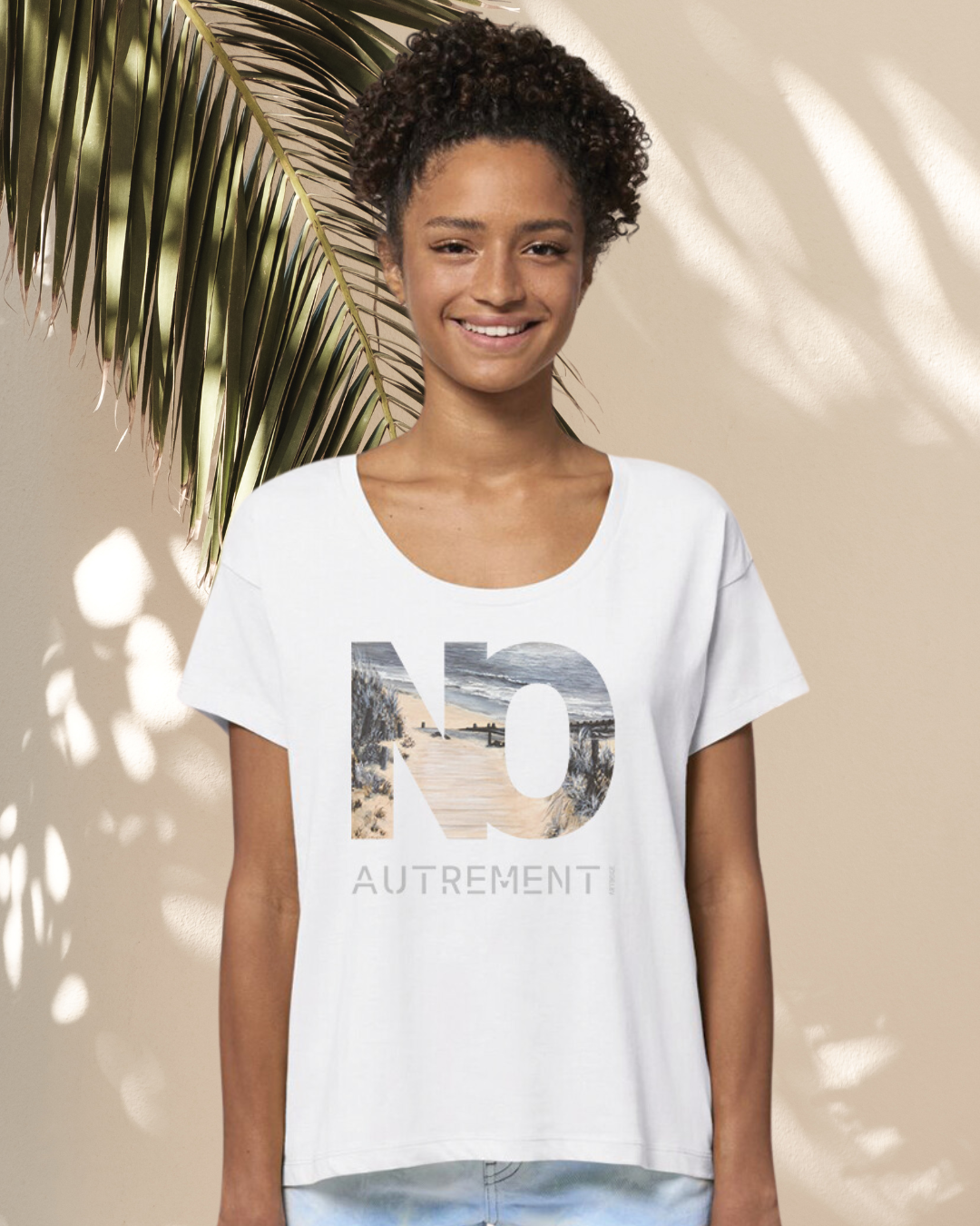 T-Shirt loose blanc | Édition Artistique | NO Autrement