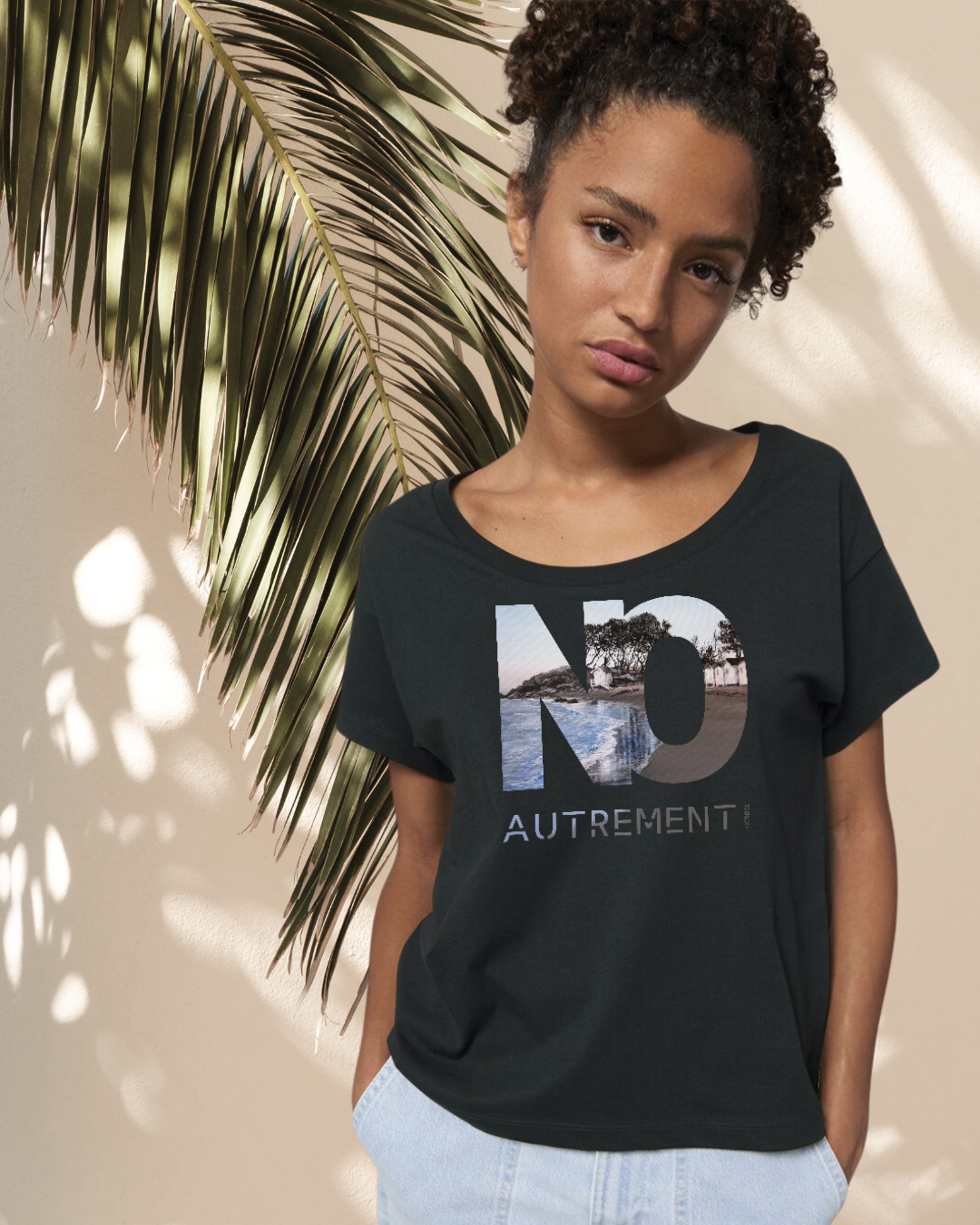T-Shirt loose noir | Édition Artistique | NO Autrement