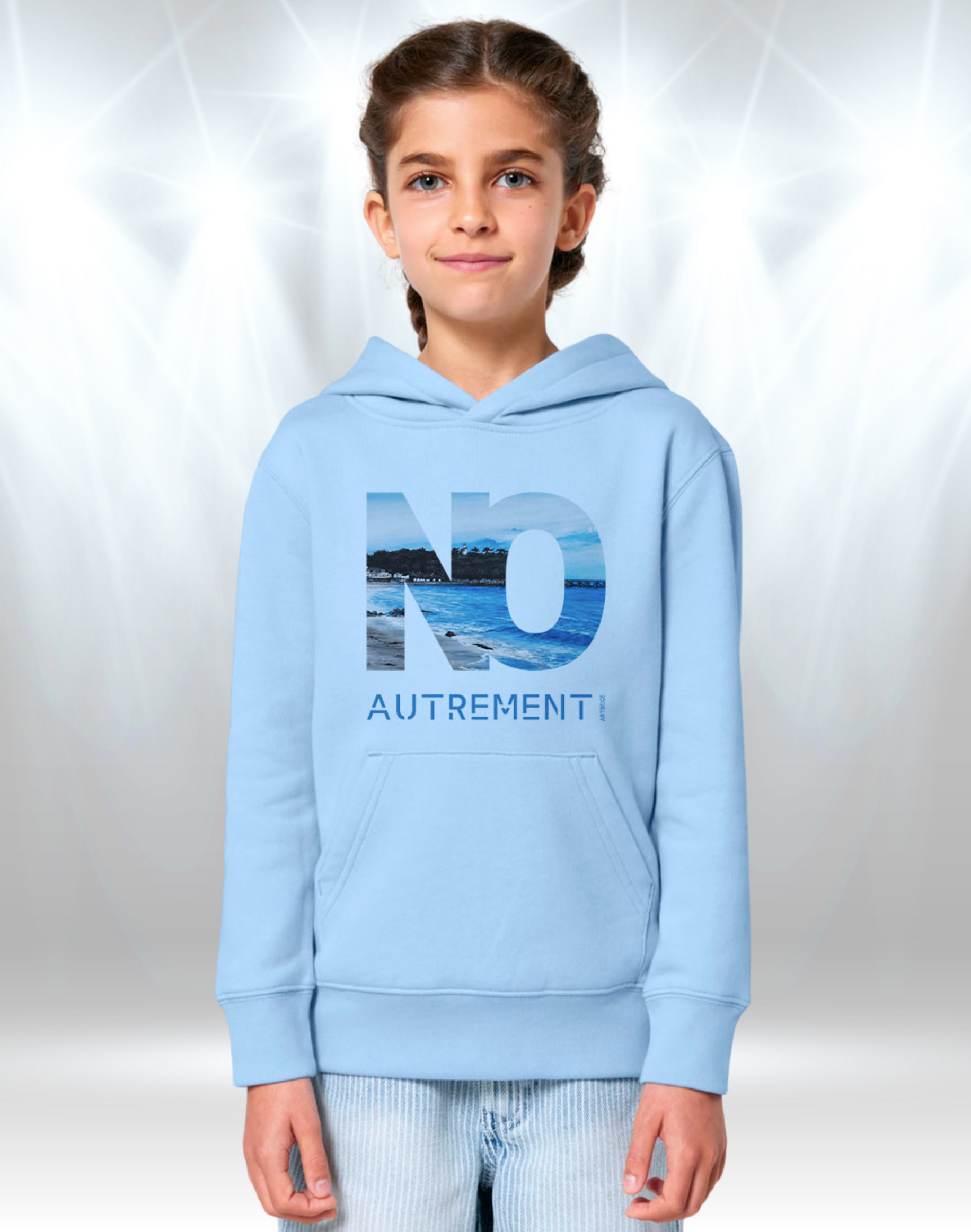 Mini hoodie le grand bleu