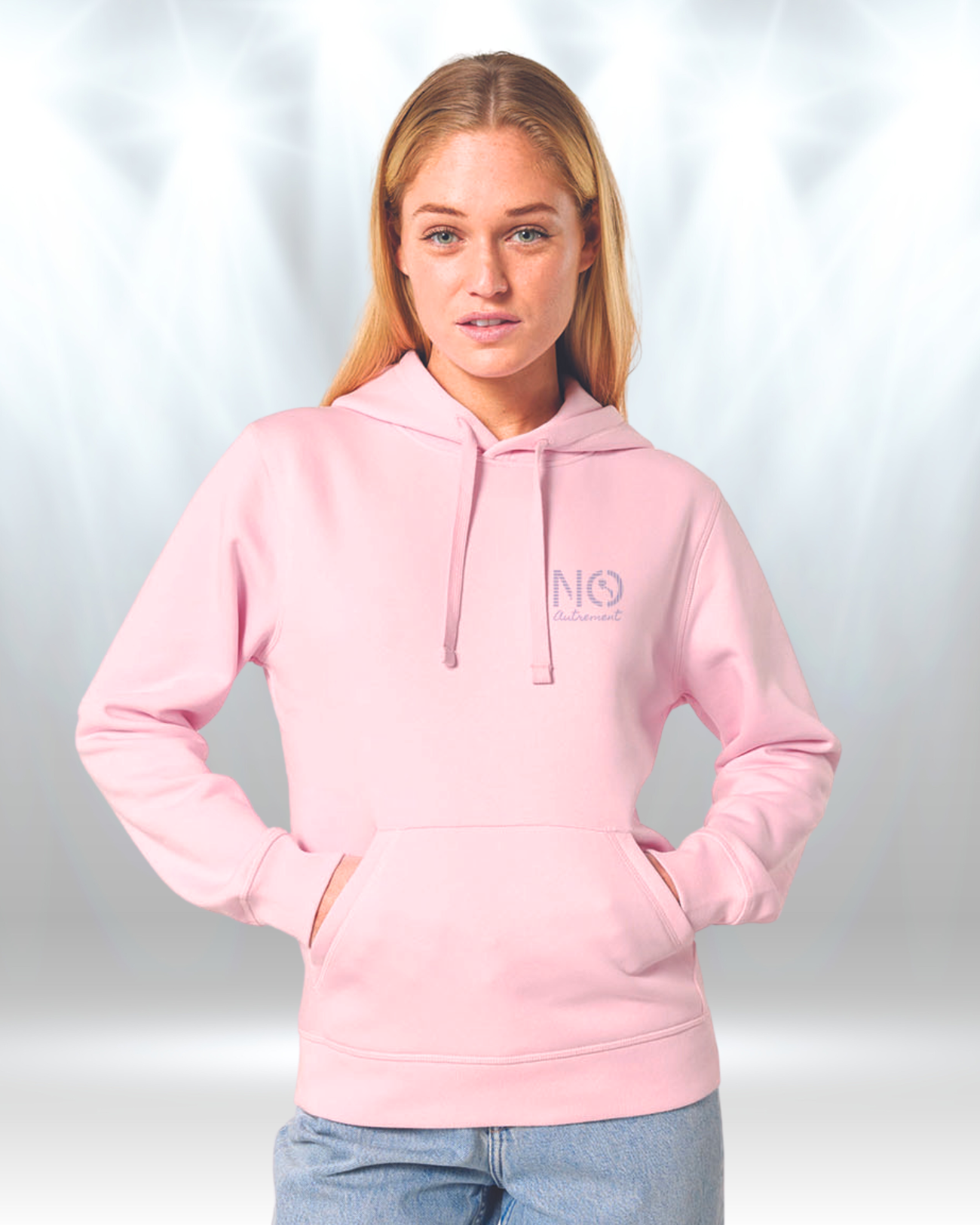 Hoodie Marin 2.0 Rose | Édition Signature | NO Autrement