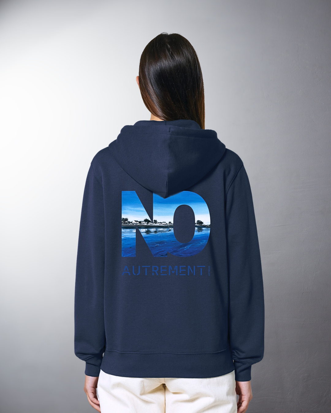 Sweat Zip 2.0 Le Matinal Navy | Éd. Artistique | NO Autrement