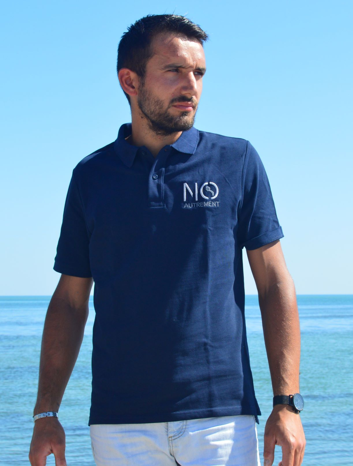 Polo NO marine - NO Autrement