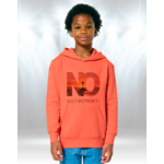 Mini hoodie orange mécanique