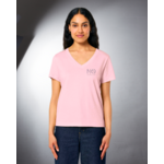 T-shirt femme col V marin rose  NO autrement