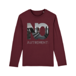 T shirt manche longues Burgundy la pointe du devin NO autrement