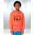 Mini hoodie orange mécanique