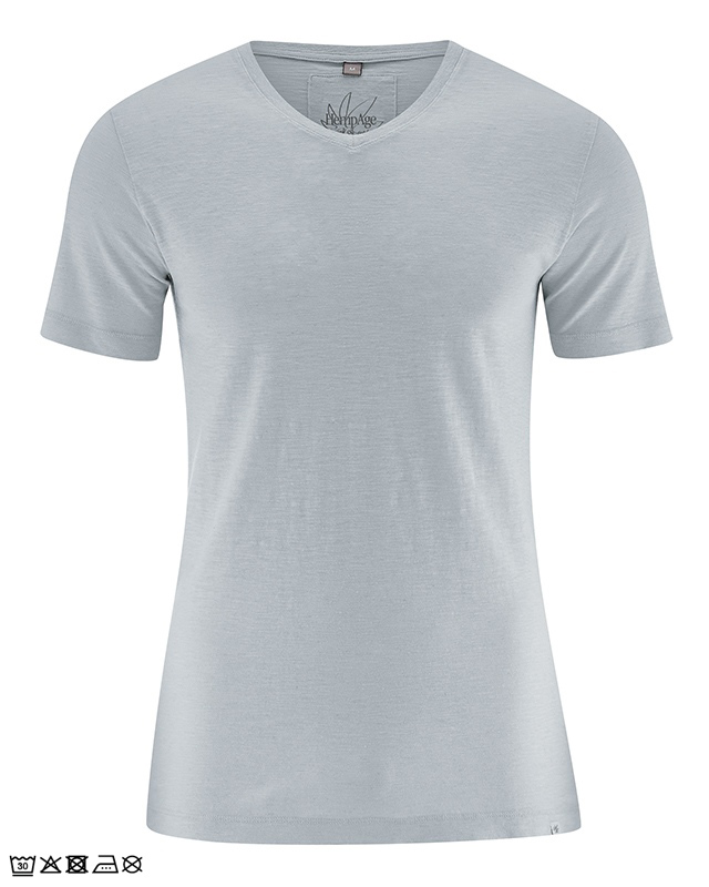 Tee-Shirt-Col-V-Blanc