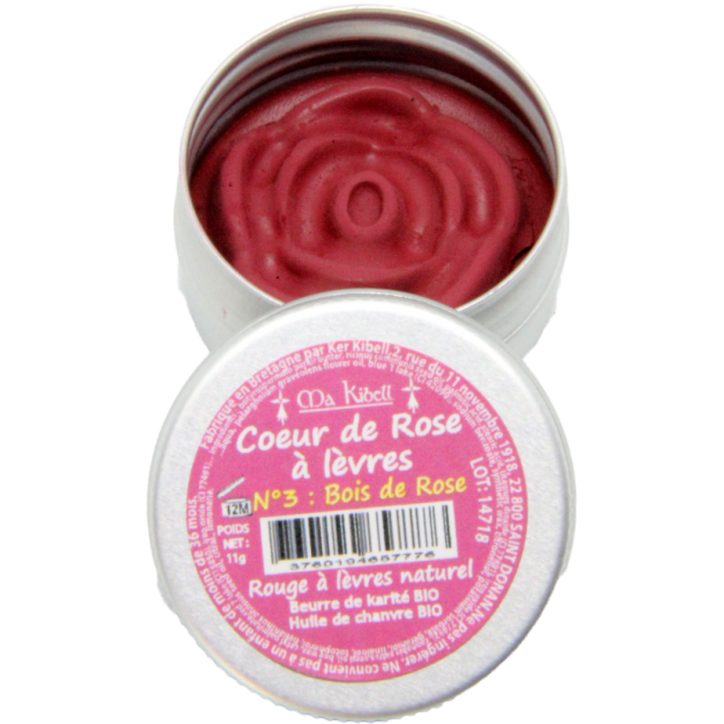 Coeur de rose n°3 Bois de Rose