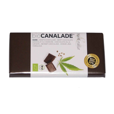 Chocolat Noir aux Graines de Chanvre 100gr HANF & NATUR